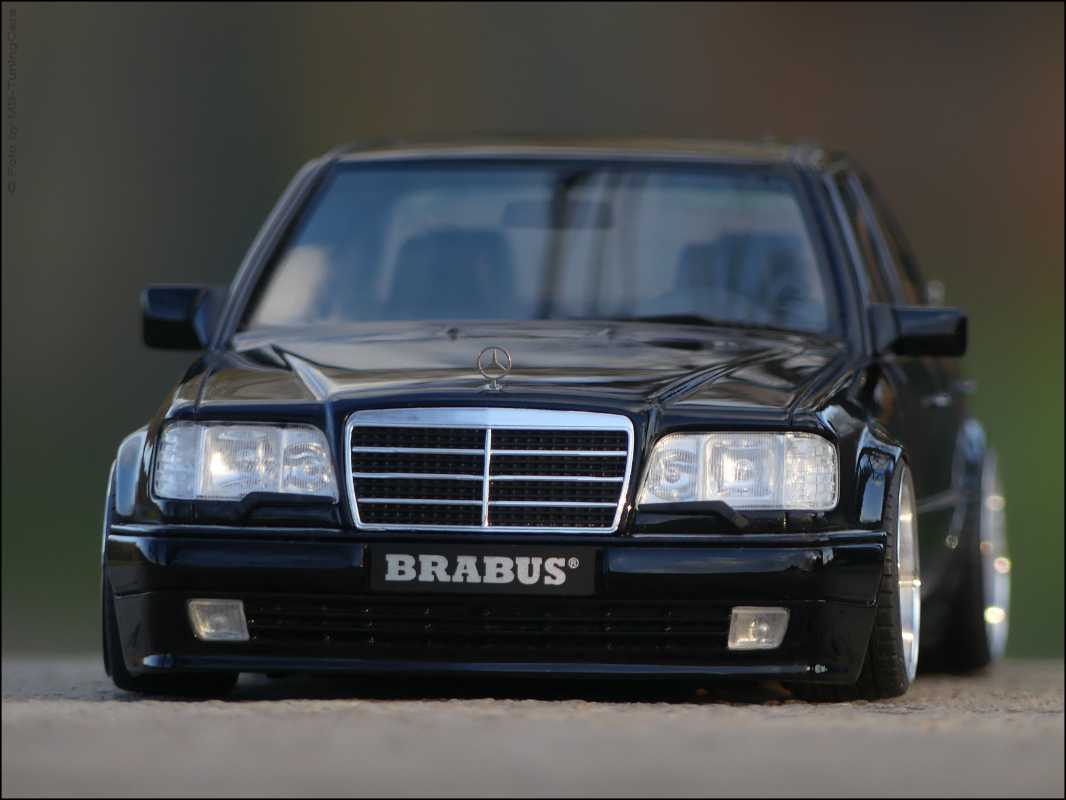 MB-TuningCars - 1:18 Mercedes Benz 500 E 6.5L BRABUS - Black Edition